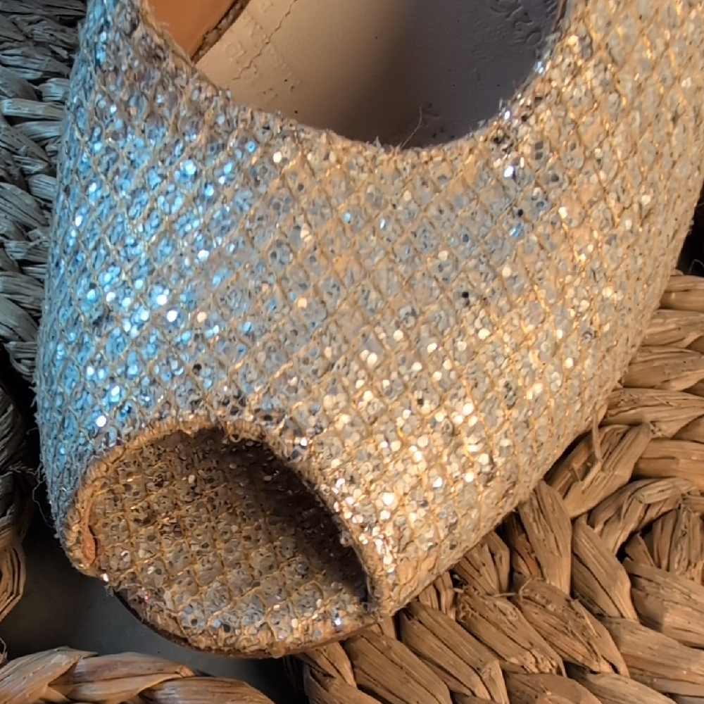 Maison Martin Margiela Silver Glitter Heels - Picture 8 of 9